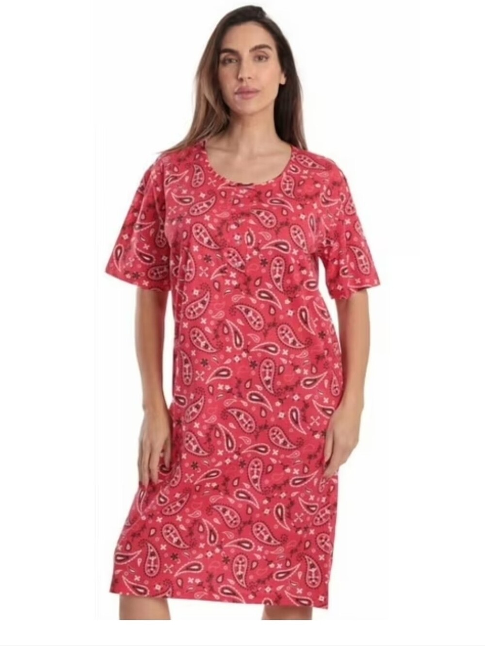 Just Love Short Sleeve Nightgown Sleep Dress for Women Sleepwear SIZE XL